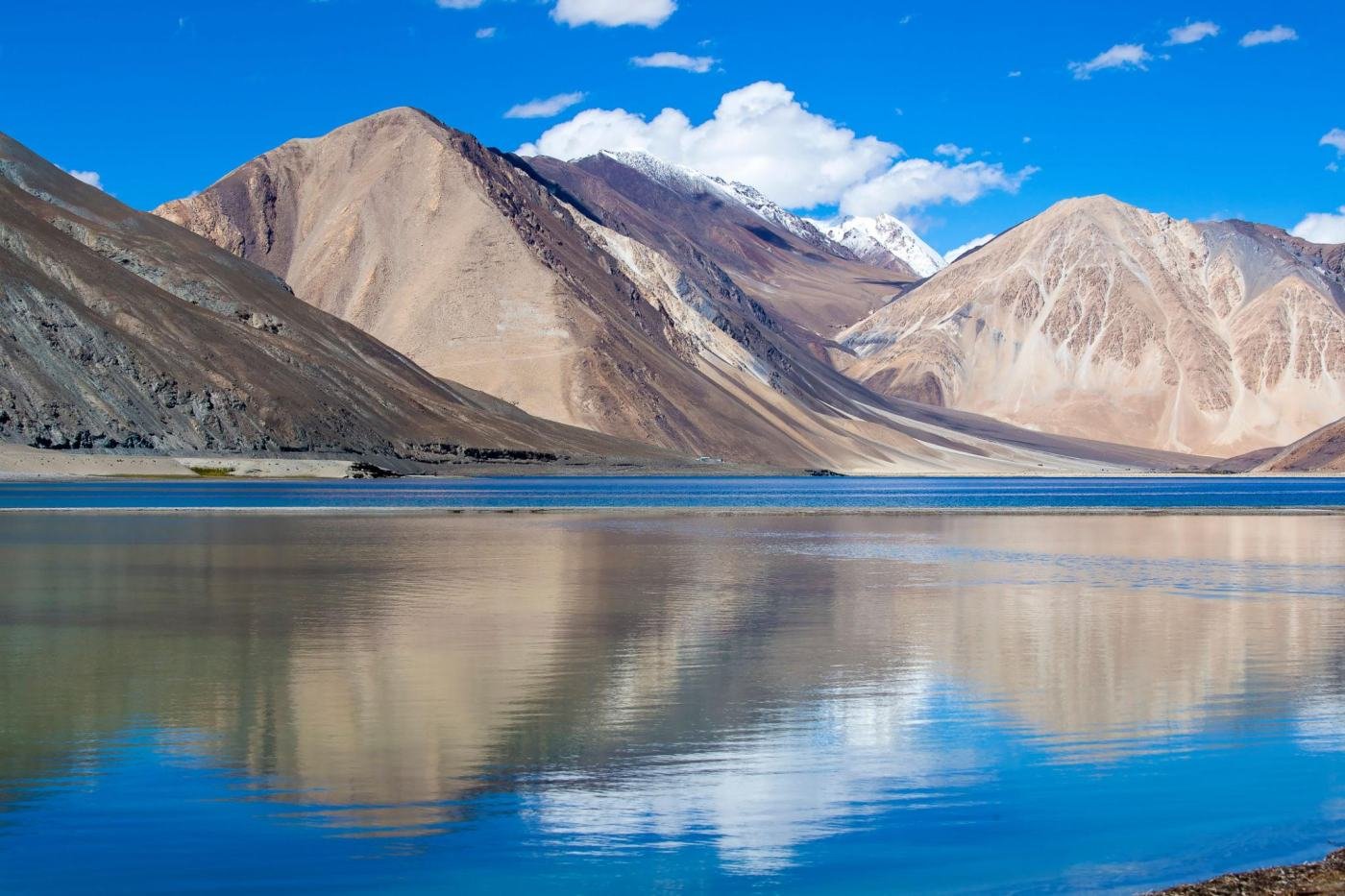 Pangong lake reflections