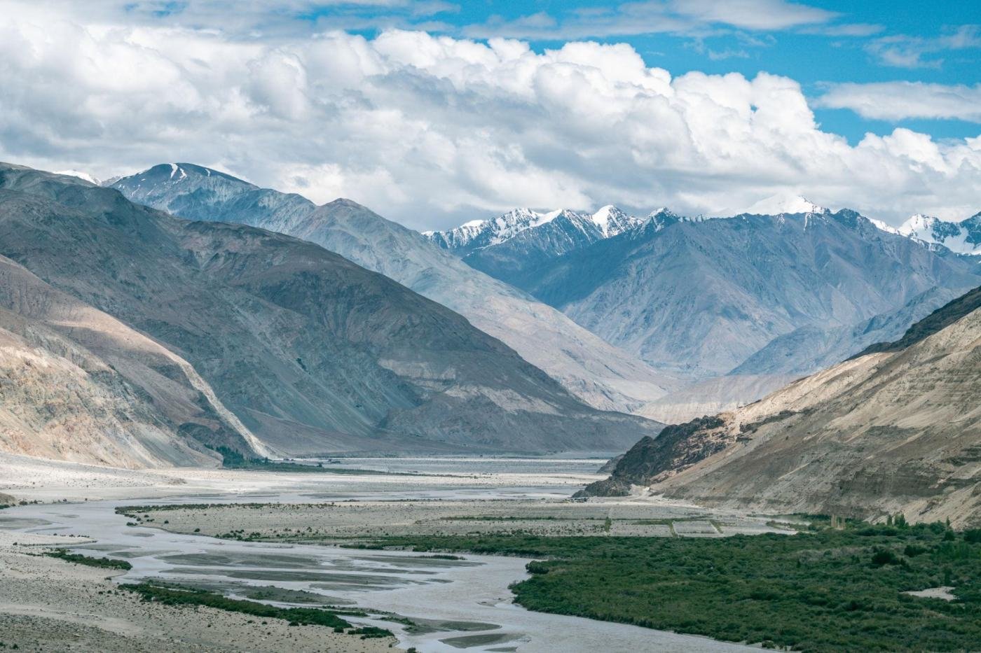 Nubra valley and shyok river