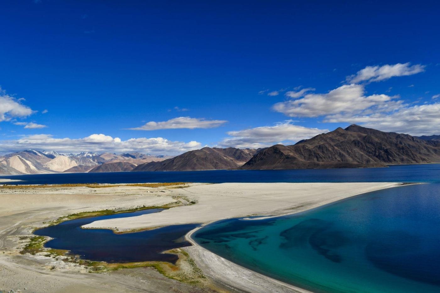 Pangong lake from above — Leh Ladakh Explorer