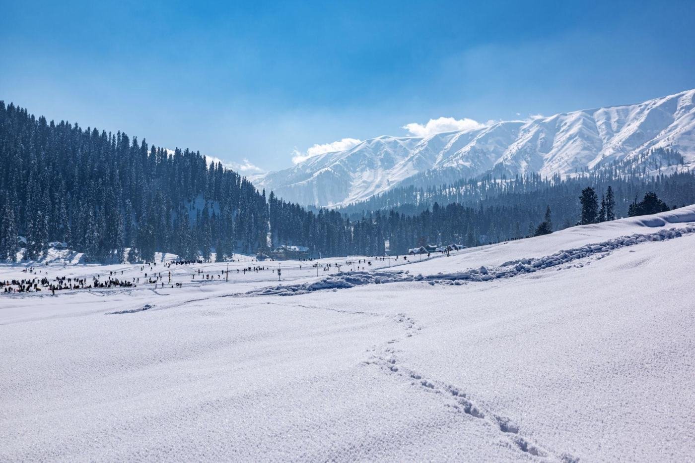 Gulmarg under fresh snow