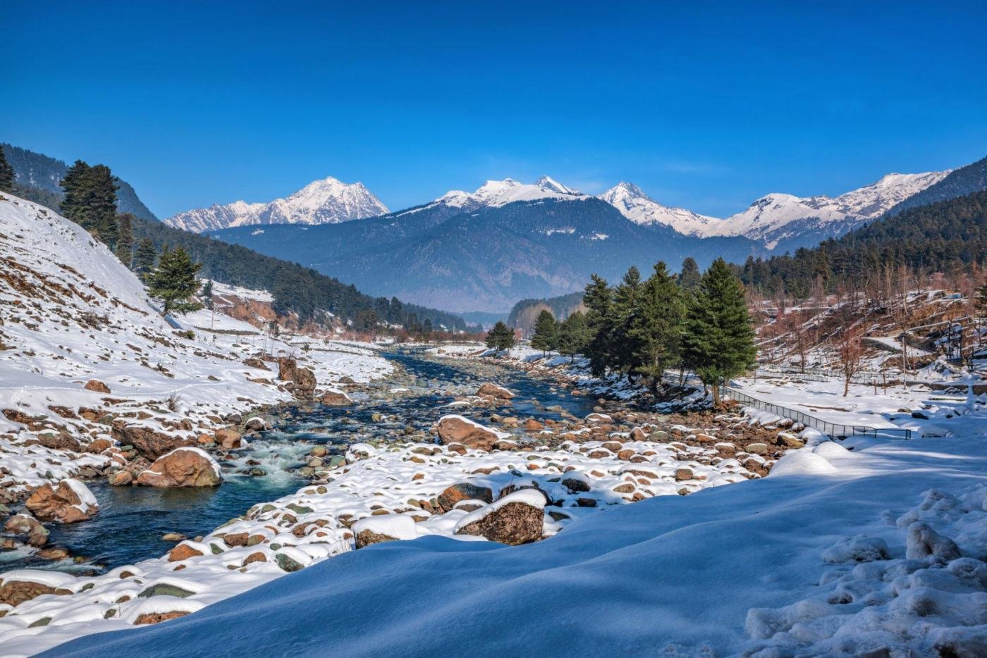 Pahalgam in winter